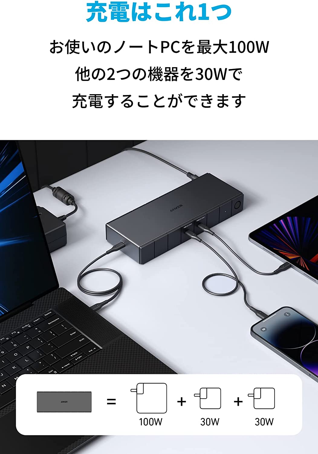 楽天市場】【期間限定セール実施中 3/11まで】Anker 778 Thunderbolt