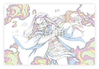 楽天市場】劇場版 鬼滅の刃 無限列車編 展示原画ポストカード A 竈門禰