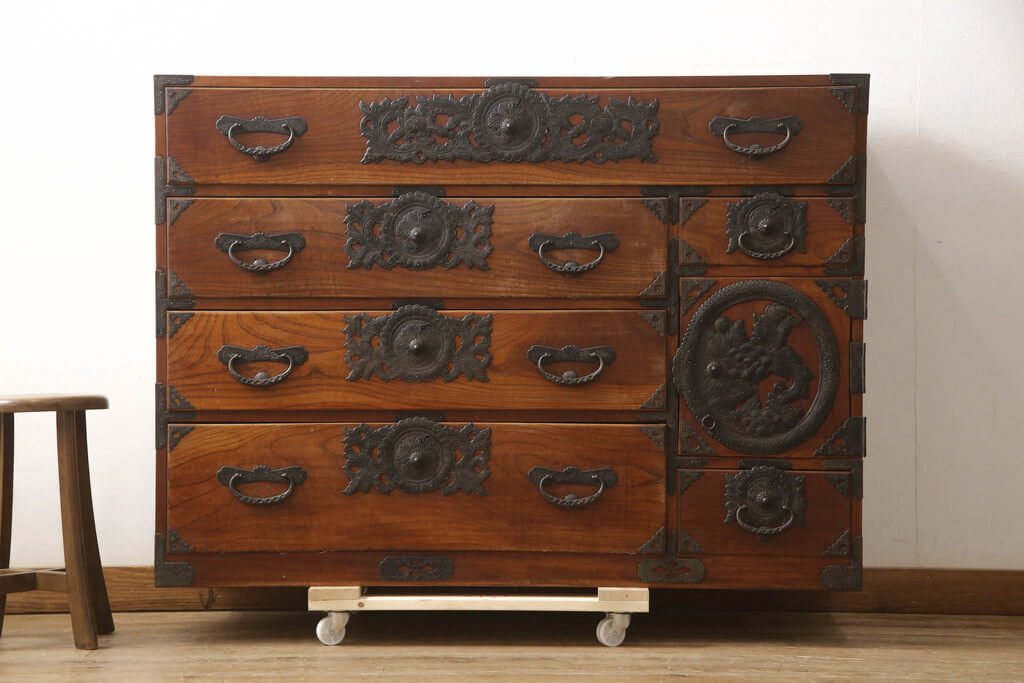 楽天市場】☆事前問合せ必須☆ 和製アンティーク 明治期 仙台箪笥 上手