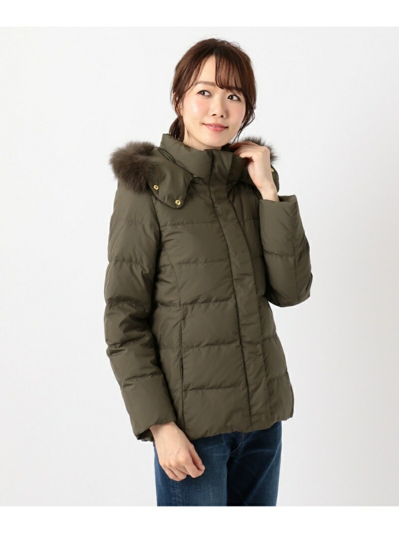 楽天市場】【SALE／50%OFF】【洗える】フォックスファーダウンコート