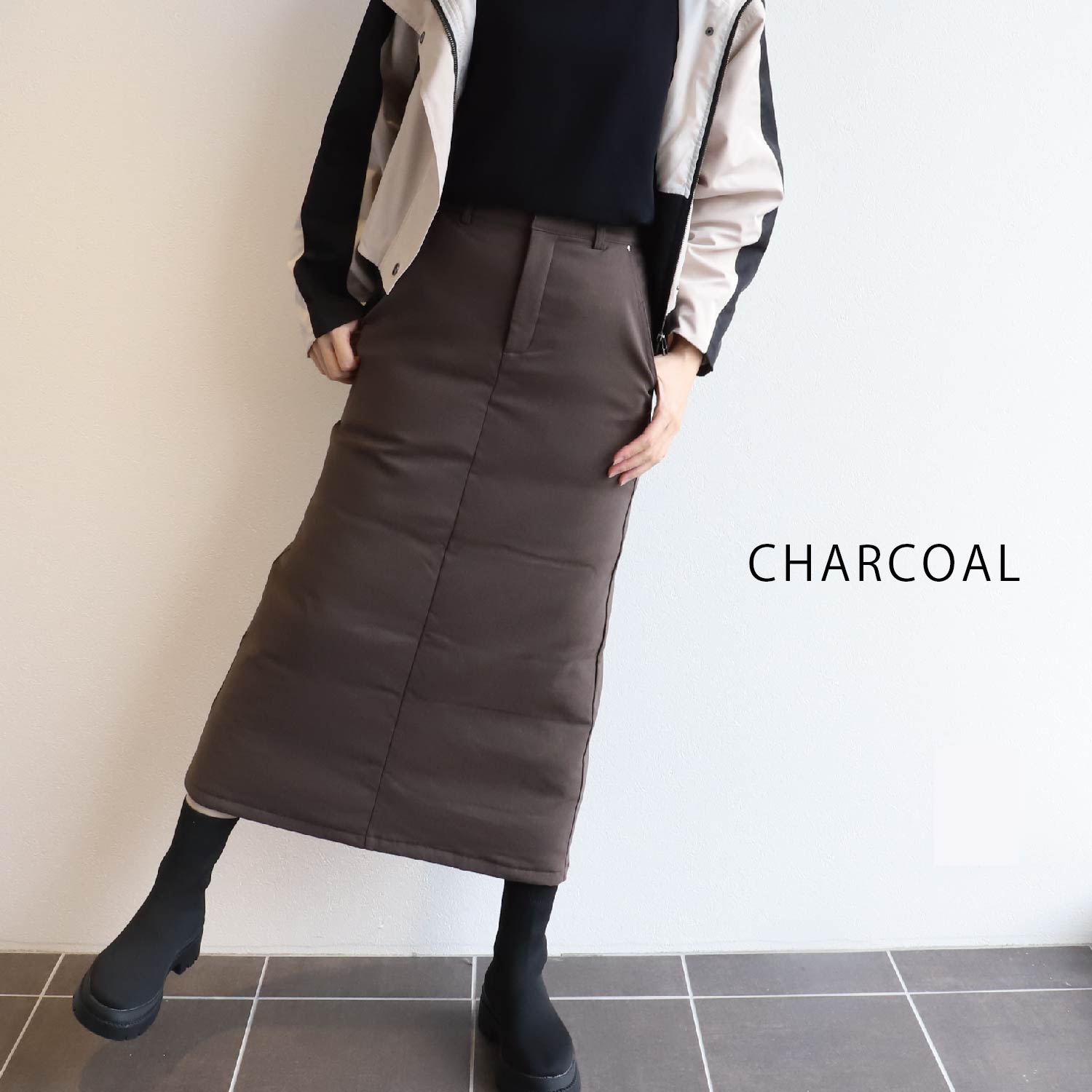 楽天市場】ダウンスカート 裏起毛 レディース 冬 真冬 極暖 あったかい