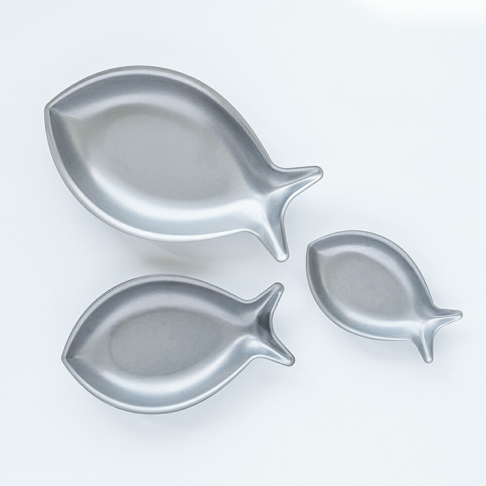 楽天市場】VINTAGEINOX フィッシュプレート 16cm/22cm/27cm 魚型 割れ