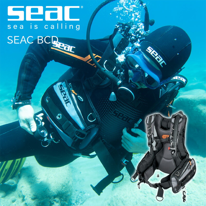 楽天市場】BCD SEAC シアック スキューバダイビング 重器材 EQ PRO BCD