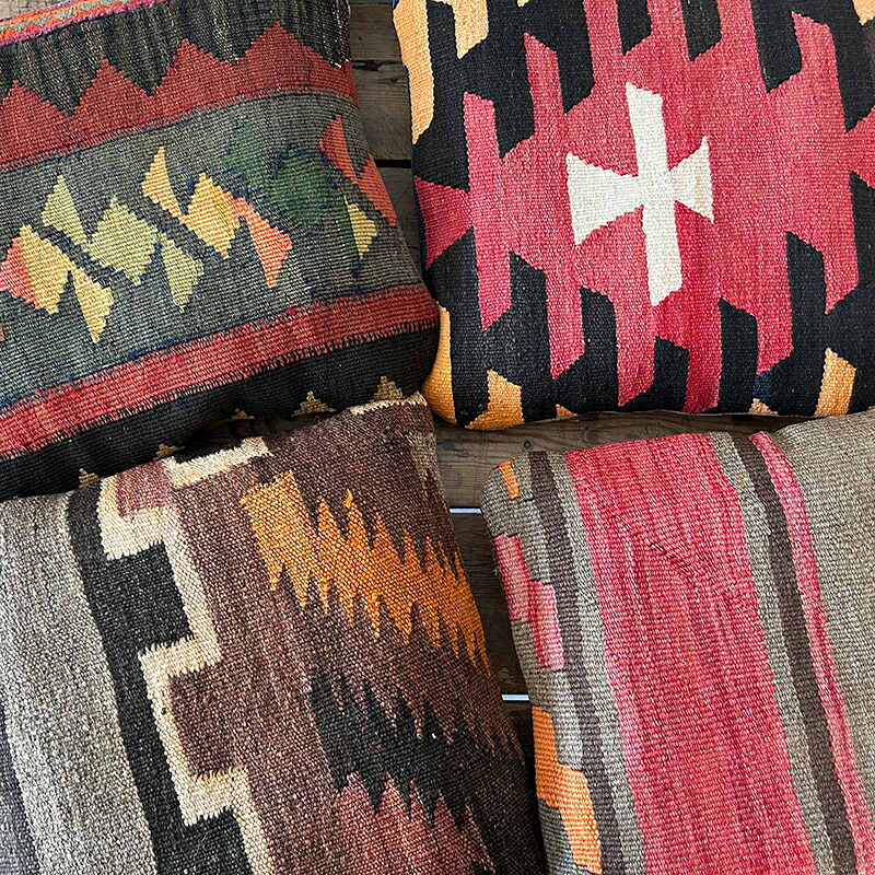 楽天市場】キリム クッションカバー （1） チェアマット チェアパッド