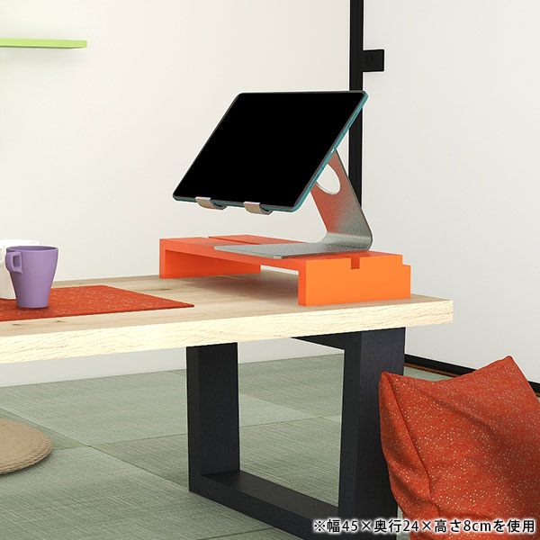 楽天市場】モニター台 白 机上ラック モニタースタンド PCラック 卓上