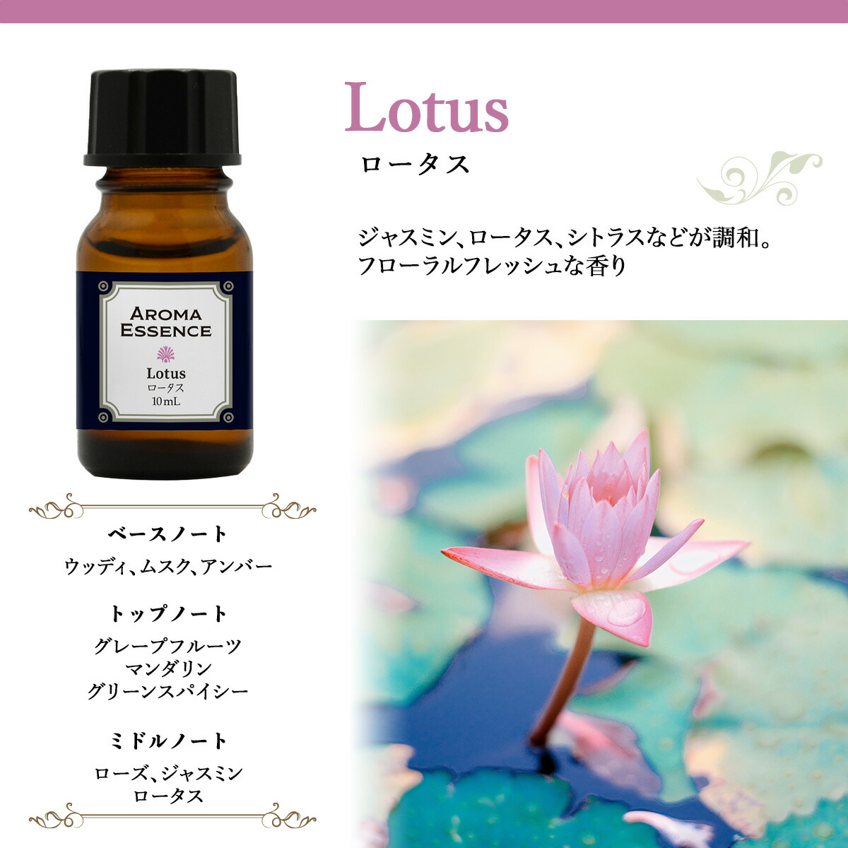 楽天市場】アロマエッセンス ロータス 10ml アロマ エッセンス アロマ