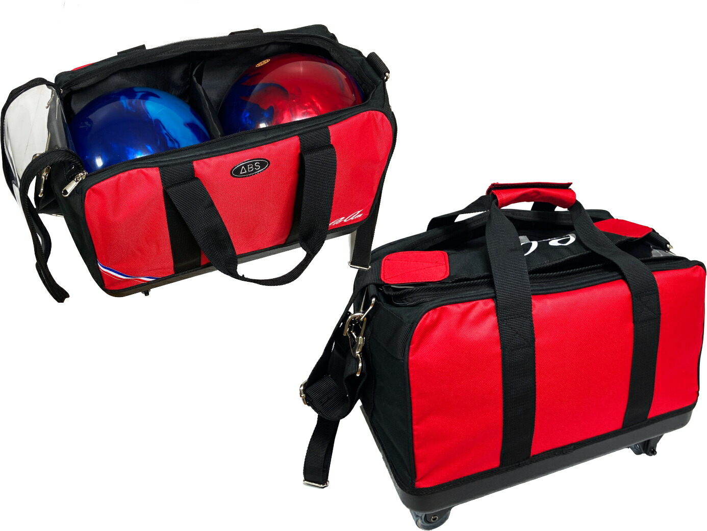 楽天市場】【ABS】 BA-980 2ボールキャスターバッグ : ボウラーズ