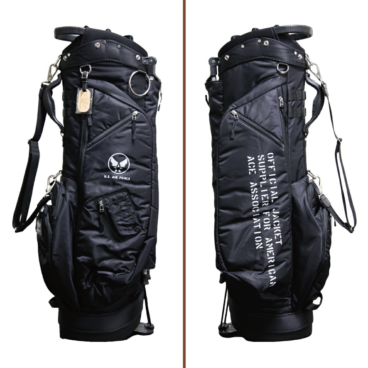 楽天市場】[ザ・フュー] キャディバッグ スタンドタイプ ミリタリー