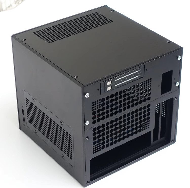 楽天市場】アルミ削り出しMini ITXケース E200 SFX電源 V SFX Gold