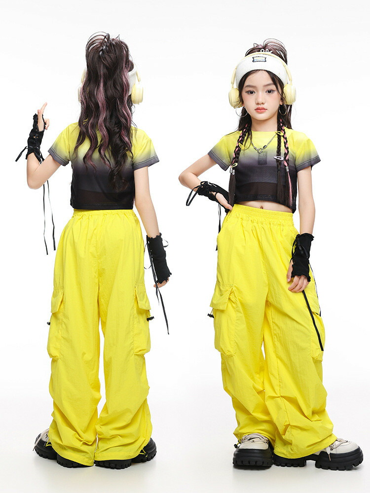 楽天市場】グラデーション キッズダンス ダンス衣装 ヒップホップ