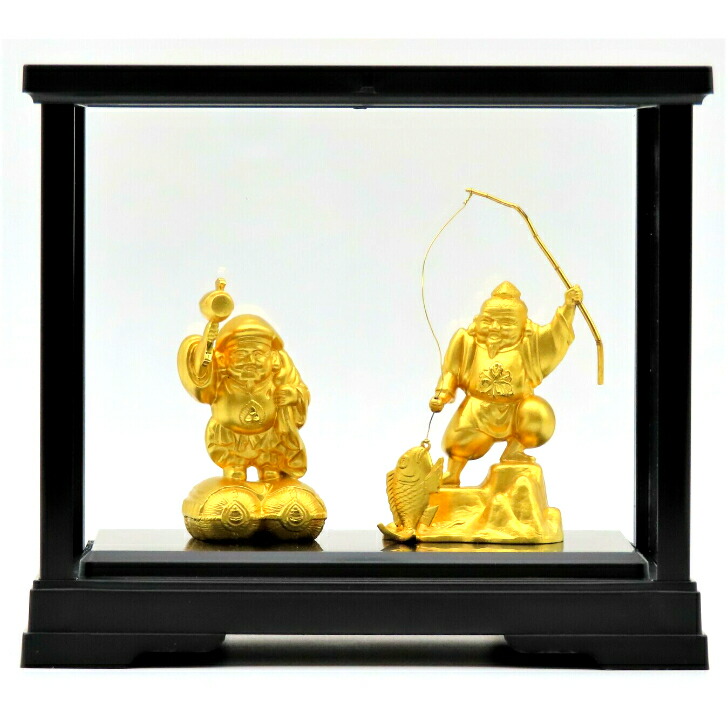 楽天市場】【本物保証】純金 K24 大黒様 大黒天 恵比須様 恵比寿天 2体