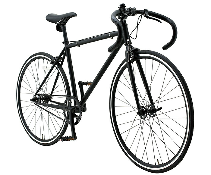 楽天市場】ロードバイク 自転車 完成品 完成車 クロモリ ピストバイク