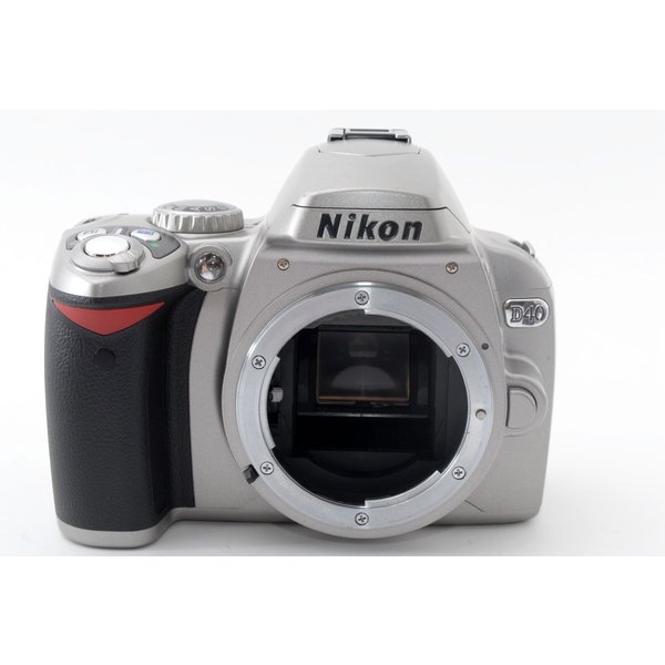楽天市場】【中古】ニコン Nikon D40 ダブルズームセット シルバー 美