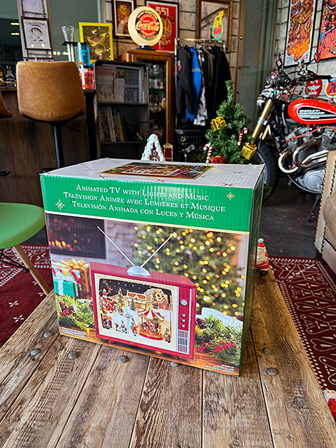楽天市場】クリスマス レトロTV ミュージカルマシーン （LEDライト