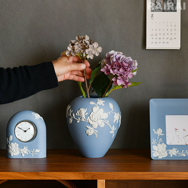 楽天市場】【紅茶セット付き】 ウェッジウッド ベース 18cm ジャスパー