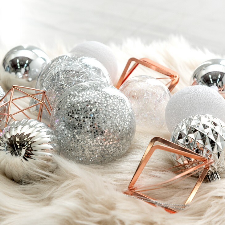 楽天市場】オーナメントセット 43個 / 63個 セット オーナメント ラメ