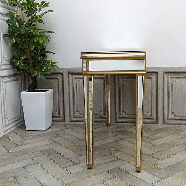 楽天市場】モダン コンソールテーブル おしゃれ ミラー家具 美容室