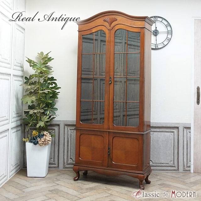 楽天市場】アンティーク キャビネット アンティーク家具 飾り棚 ショー