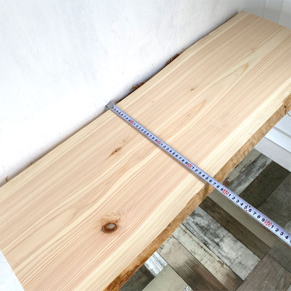 楽天市場】【送料無料】一枚板 無垢 ひのき 檜 桧 棚板 棚 カウンター