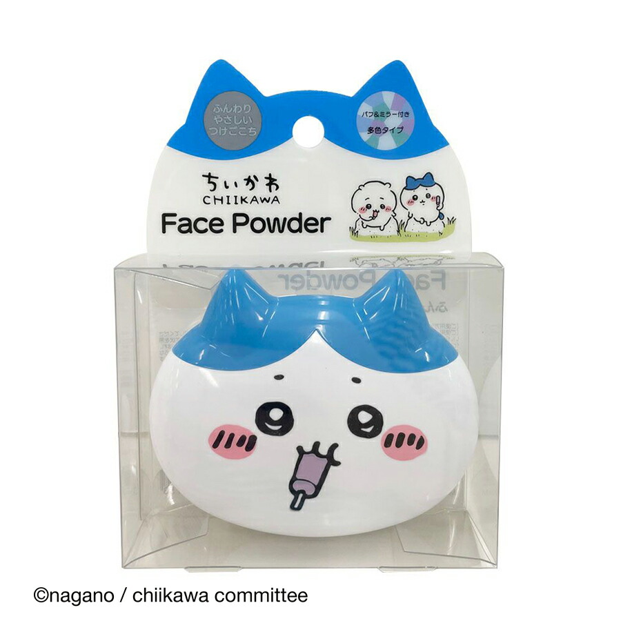 楽天市場】ハチワレ パフ&ミラー付きフェイスパウダー ＜ 多色タイプ