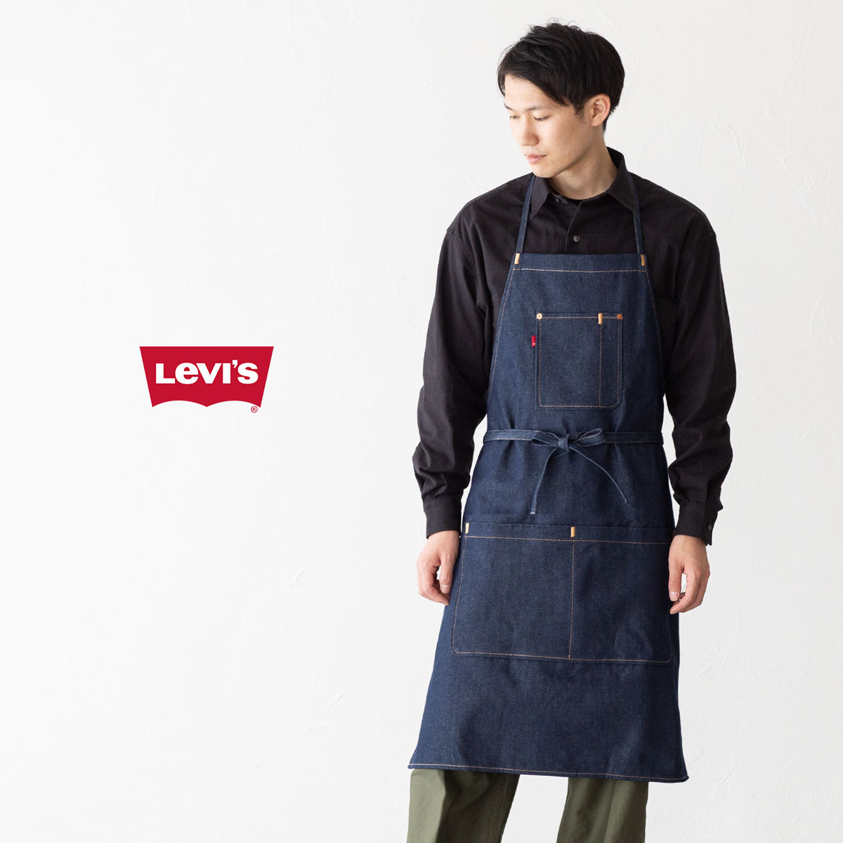 楽天市場】リーバイス デニム エプロン 771620018 ポケット付き 作業