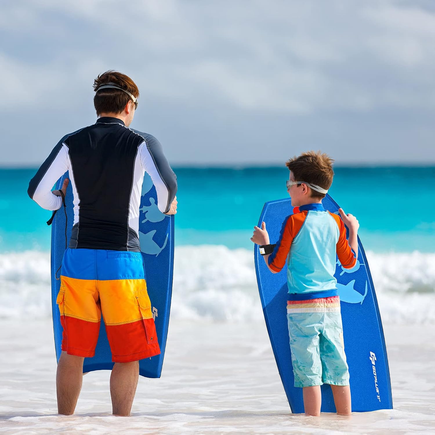 楽天市場】COSTWAY ボディボード ボディーボード リーシュコード付き