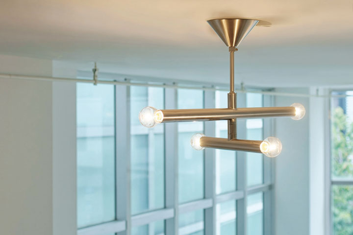 楽天市場】シーリングライト 【 Fonction 】 4灯 インダストリアル LED