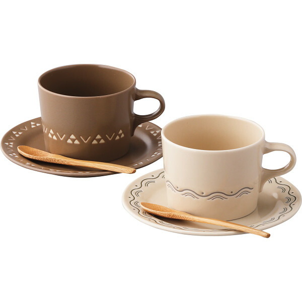 楽天市場】コモン ペアモーニング(スプーン付) YMK80-17S 洋陶器 洋陶