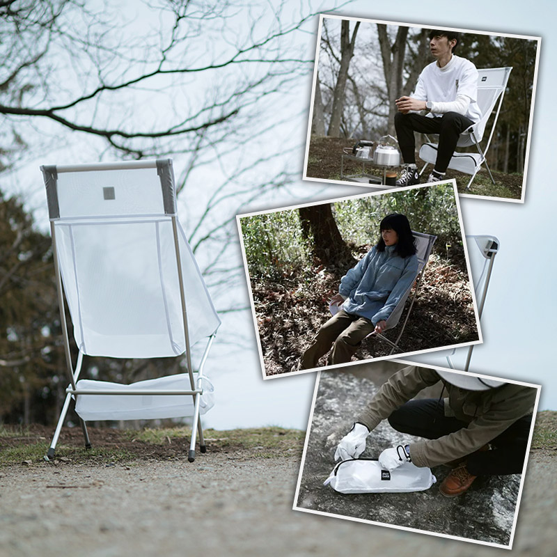 楽天市場】アウトドアチェア ホワイト AVANT GARDE(アバンギャルド