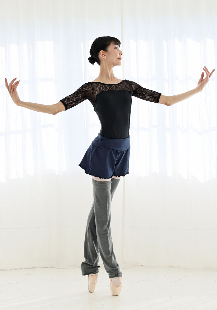 楽天市場】バレエ トップス 大人 シャンデリーレース・5分袖レオトップ