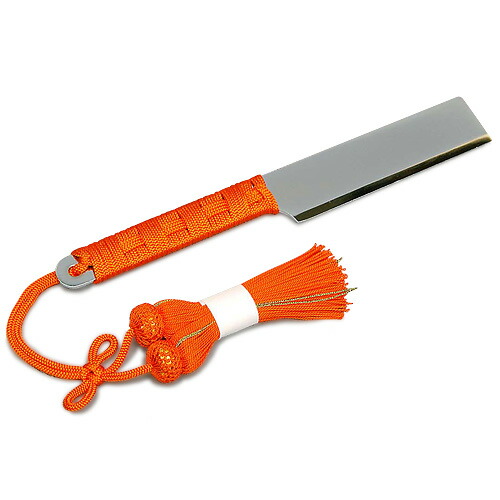 楽天市場】【寺院用仏具】お剃刀（おかみそり） 正絹朱色房付き 長さ