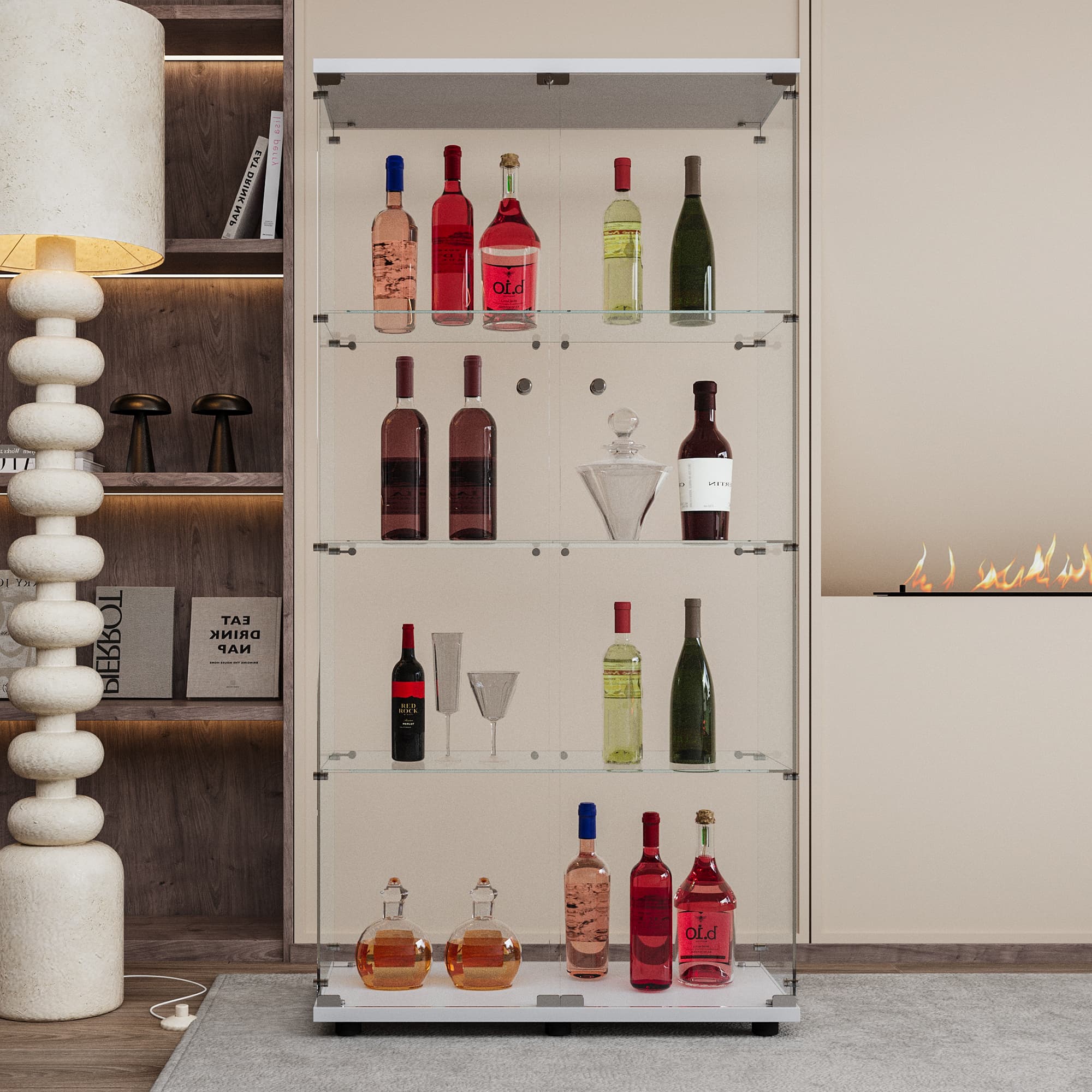 楽天市場】フィギュア ケース ガラスケース コレクションケース 棚