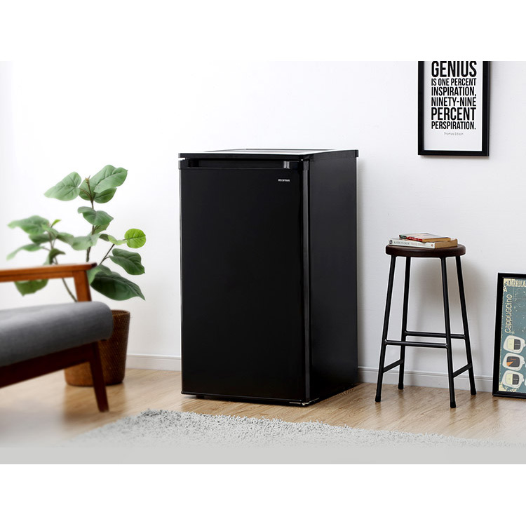 楽天市場】冷凍庫 前開き 小型 家庭用 60L ホワイト ブラック アイリス