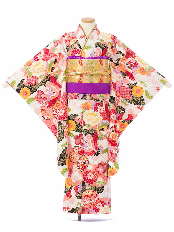 楽天市場】【レンタル】ブランド 式部浪漫 白地-鶴 七五三 7歳女の子