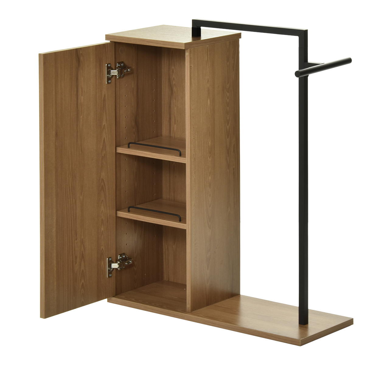 収納付き ハンガーラック 木製」の人気商品一覧 | 安い商品を通販