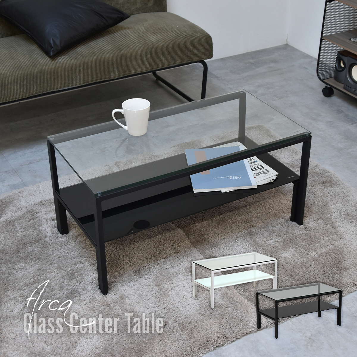 楽天市場】ガラスセンターテーブル ローテーブル ガラステーブル 強化