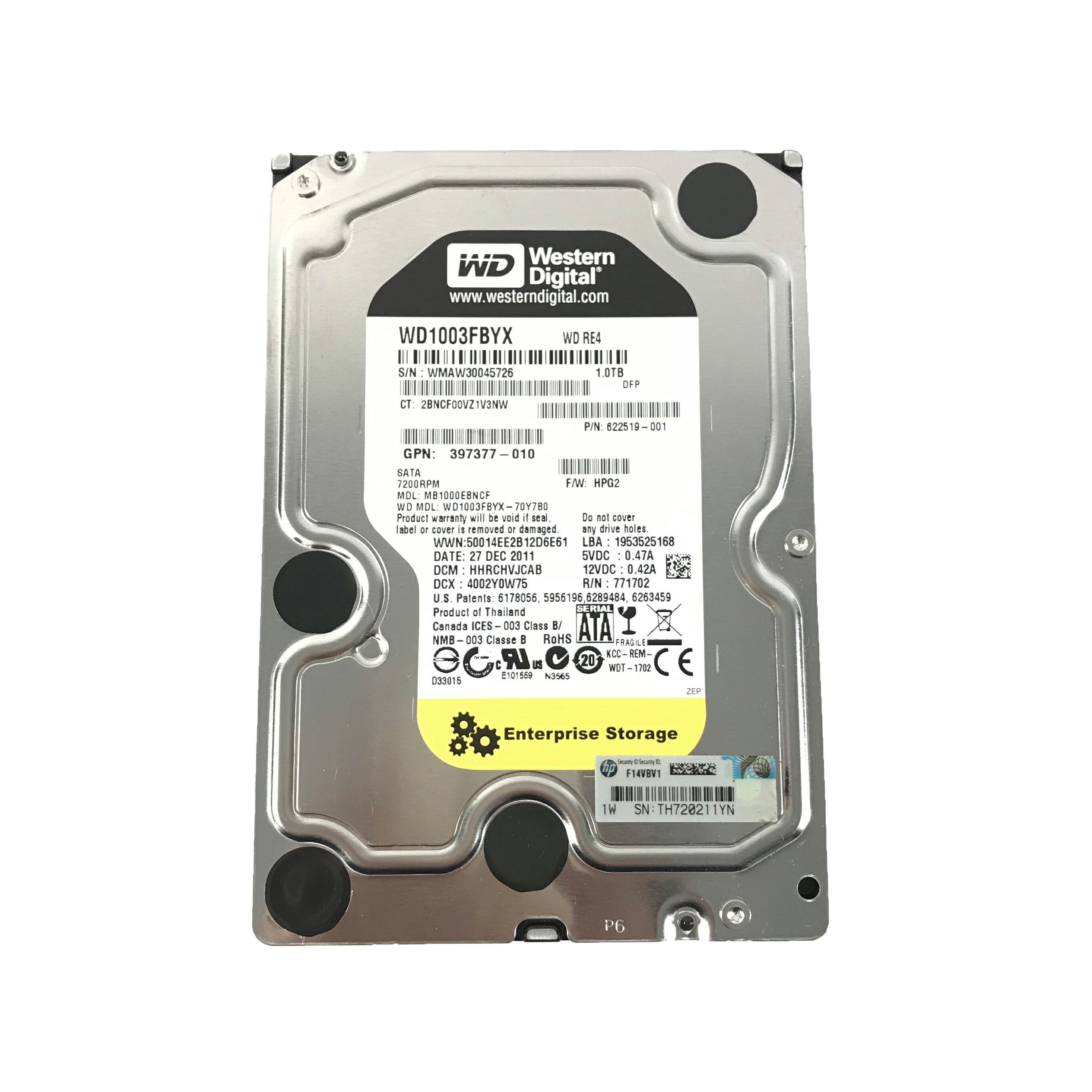 楽天市場】R027-3.5 インチ 1 TB SATA HDD 1点 WD/TOSHIBA/HPE/Dell