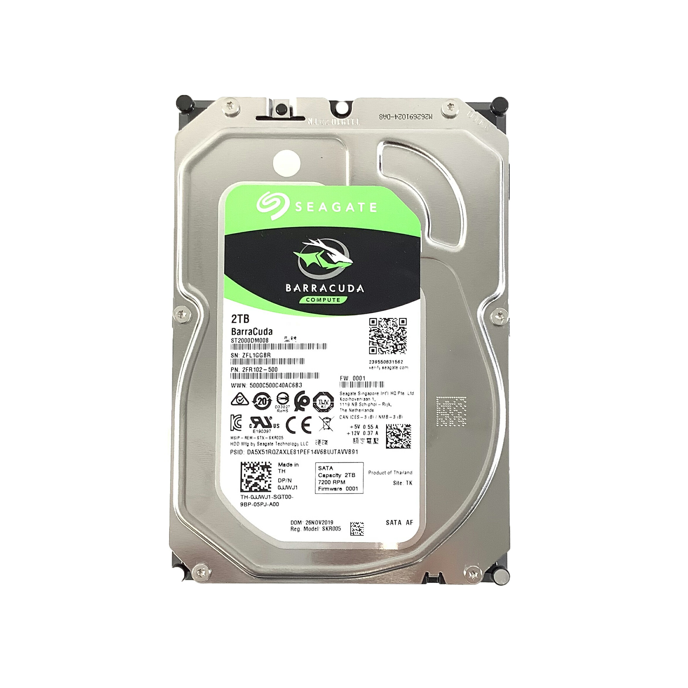 楽天市場】R022-2 TB 3.5 インチ SATA HDD 1点 WD/seagate/HPE/TOSHIBA