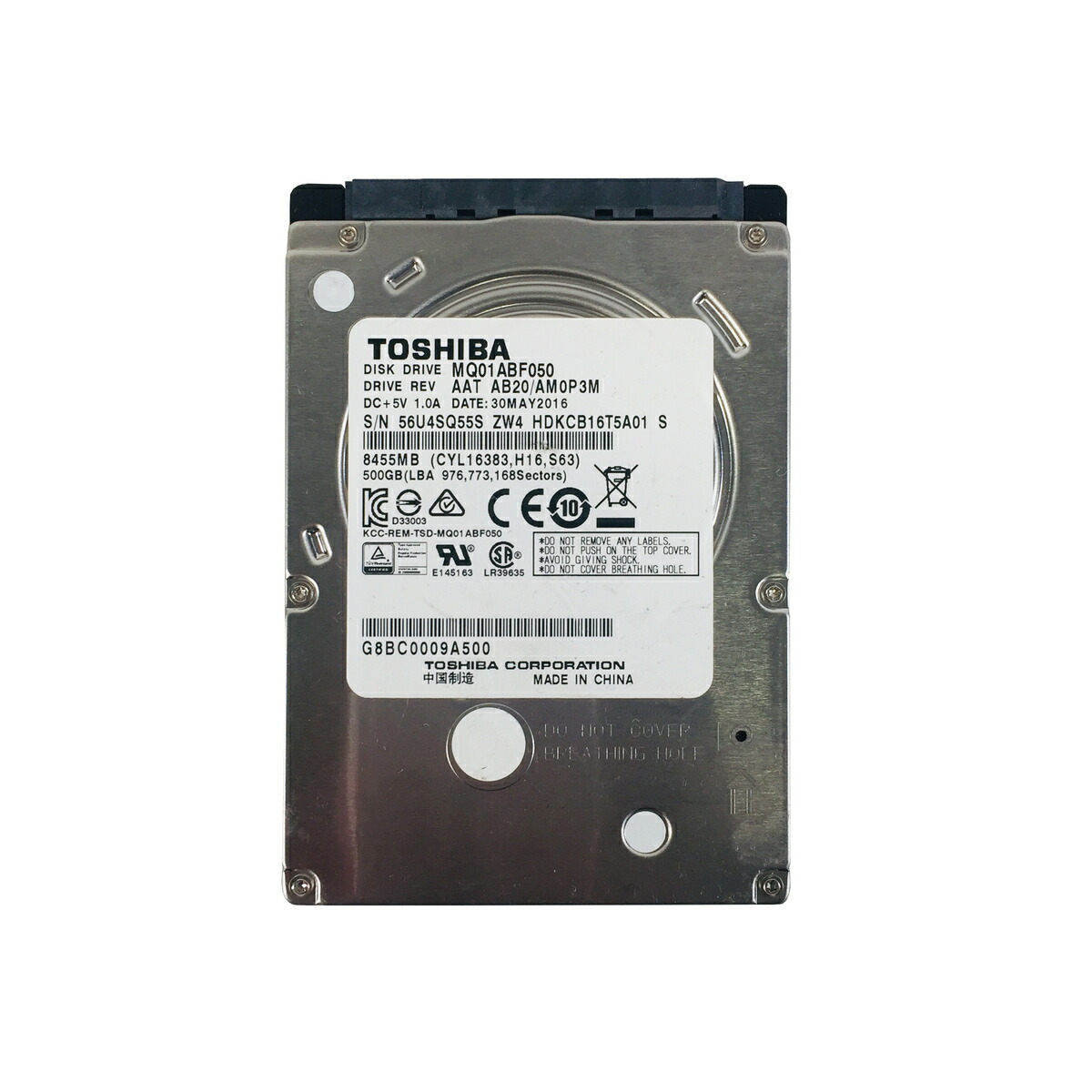 楽天市場】R057-500GB 2.5 インチ SATA HDD 1点 SEAGATE/HGST/TOSHIBA