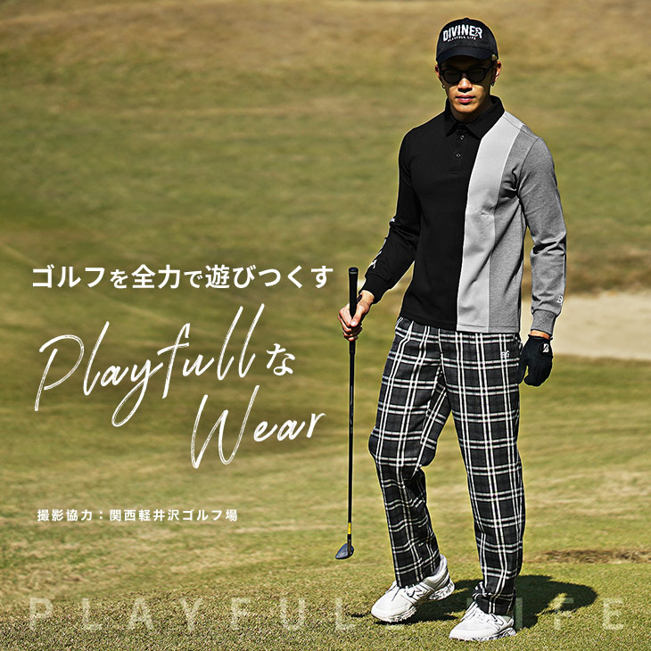 楽天市場】【DIVINER GOLF】ゴルフウェア メンズ ポロシャツ メンズ