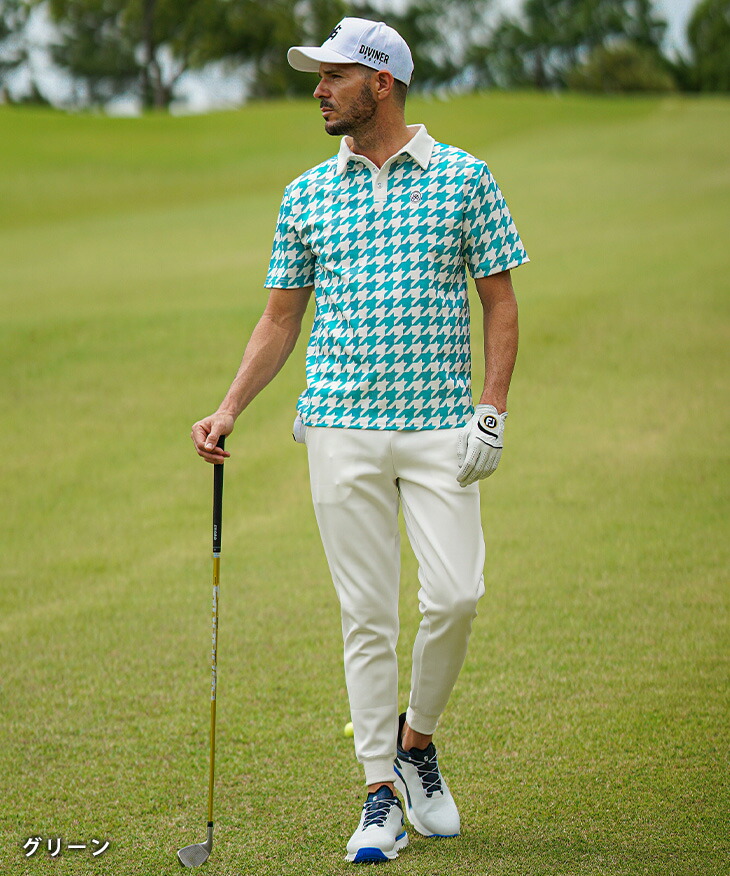 楽天市場】【DIVINER GOLF】 ゴルフウェア メンズ ポロシャツ 半袖
