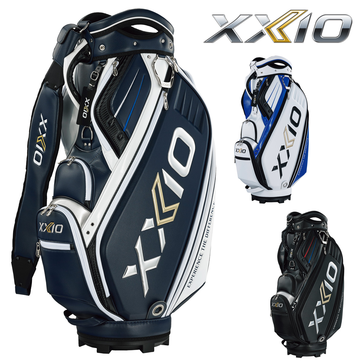 XXIO ゼクシオ ゴルフバック ショルダー チェック 黒 ダンロップ XXIO