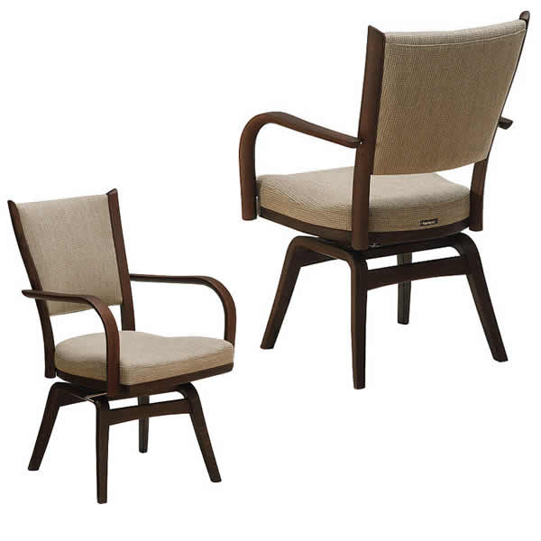 楽天市場】カリモク ダイニングチェア CT735モデル 布張 肘付食堂椅子