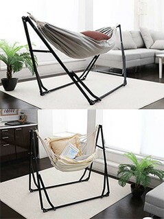 楽天市場】Sifflus(シフラス)2WAY自立式ポータブルハンモック ブラック