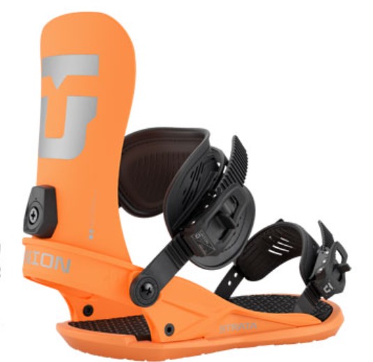 オレンジ スノーボード ビンディング 未使用 Mサイズ オレンジ