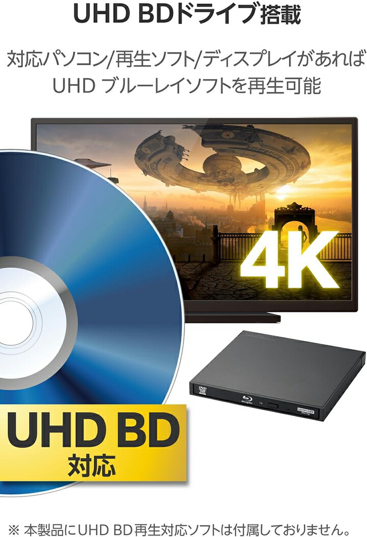 楽天市場】ロジテック Blu-ray ディスクドライブ Type-A C対応 再生