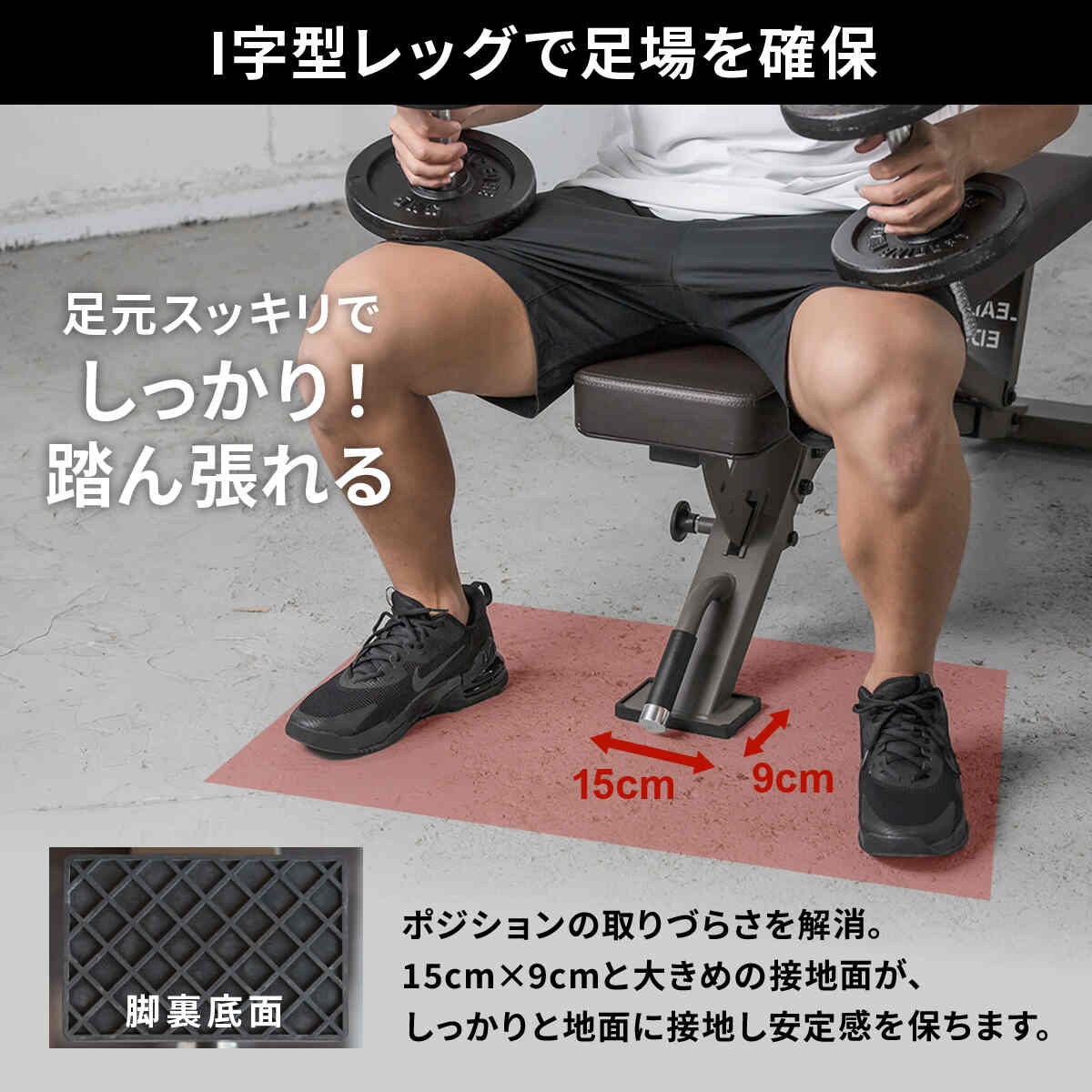 楽天市場】【ランキング受賞】 トレーニングベンチ 耐荷重300kg 高重量