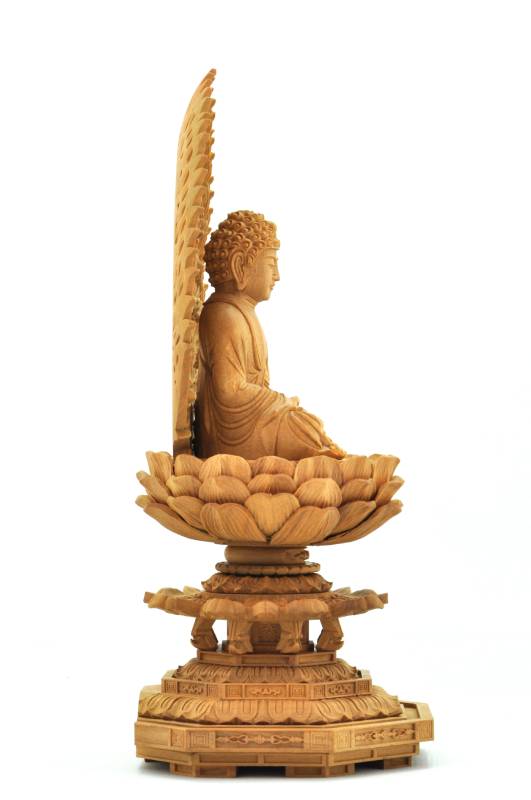 楽天市場】【曹洞宗 臨済宗 禅宗】仏像 白檀 釈迦如来 八角台座 飛天
