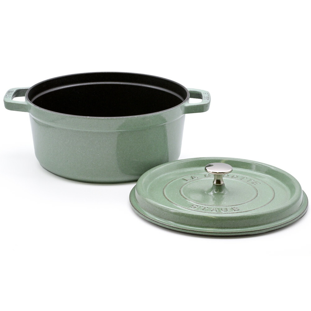 楽天市場】ストウブ staub ピコ・ココット ラウンド 24cm セージ