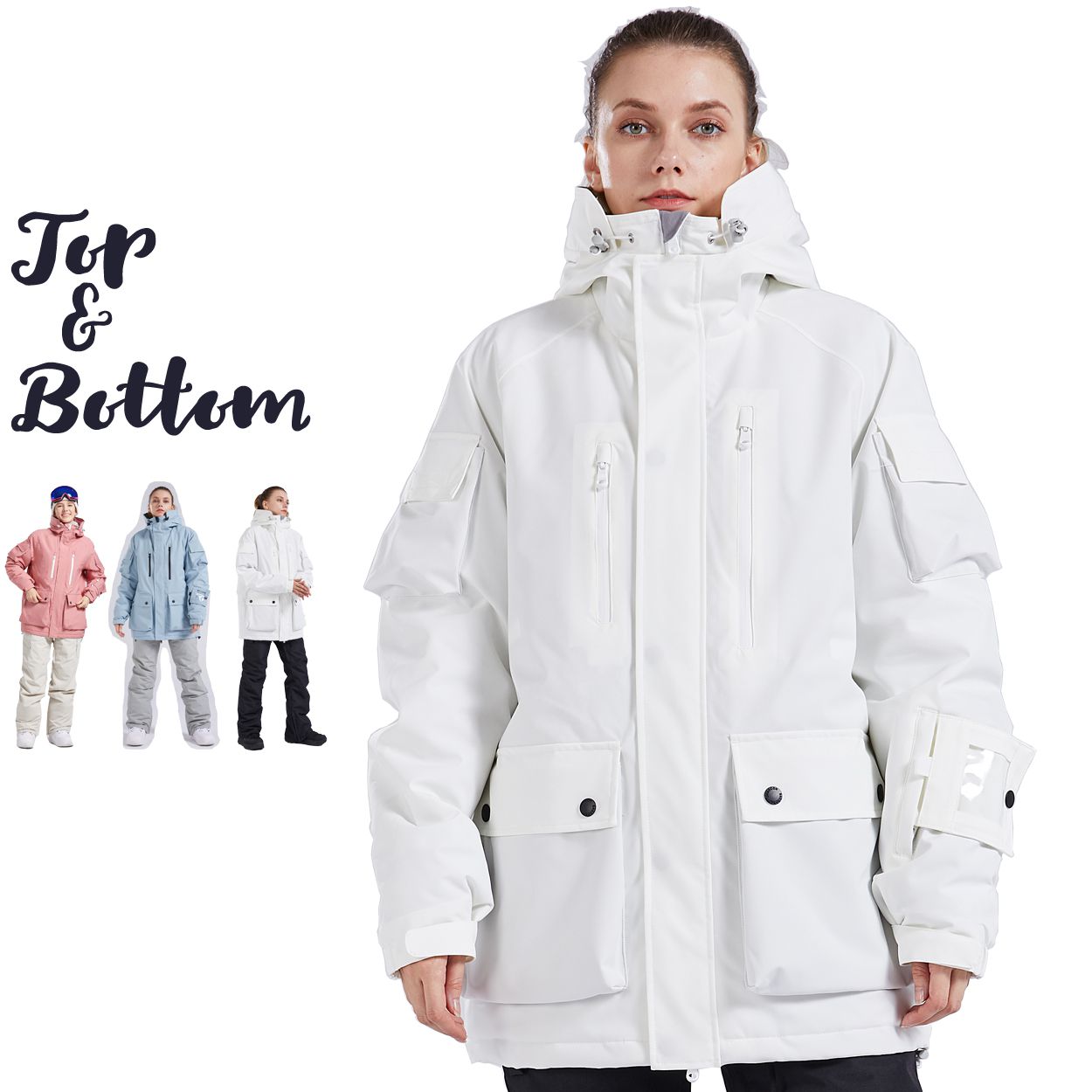 楽天市場】スノボウェア スキーウエア レディース 上下セット メンズ